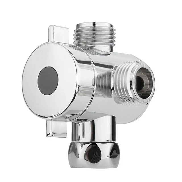 3 Way Shower Diverter Valve Handheld Shower Arm Diverter Splitter with