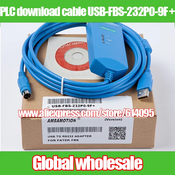 FOR Facon FBS-232-P0-9F PLC Program Cable FATEK FBS free shipping   FU8 