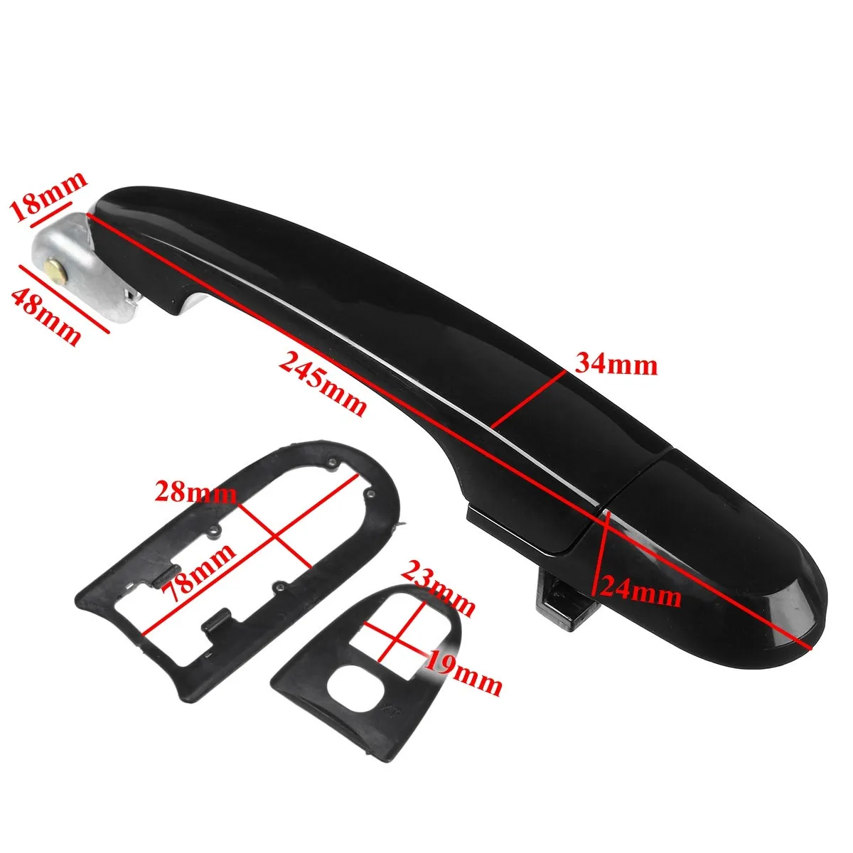 Exterior Door Handle Rear Right 836602E000 For 2005 2009 Hyundai Tucson