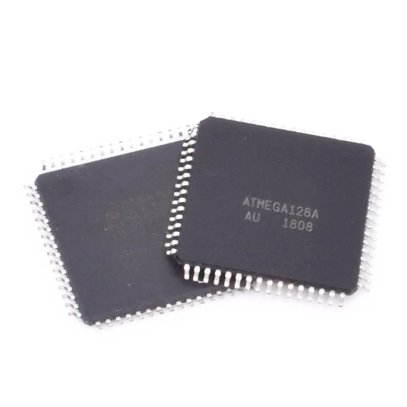 10PCS IC ATMEGA128A-AU QFP-64 8-bit Microcontroller NEW 