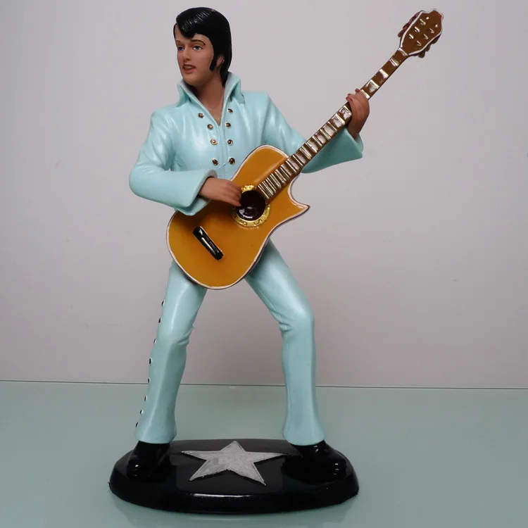 Американская музыкальная звезда Elvis с гитарными фигурами из смолы известные