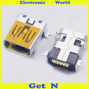 

1000 USB 10PIN Plug Before and Stick After Mini 10pin for Philips 10p USB Socket 10 pin Phone Connector