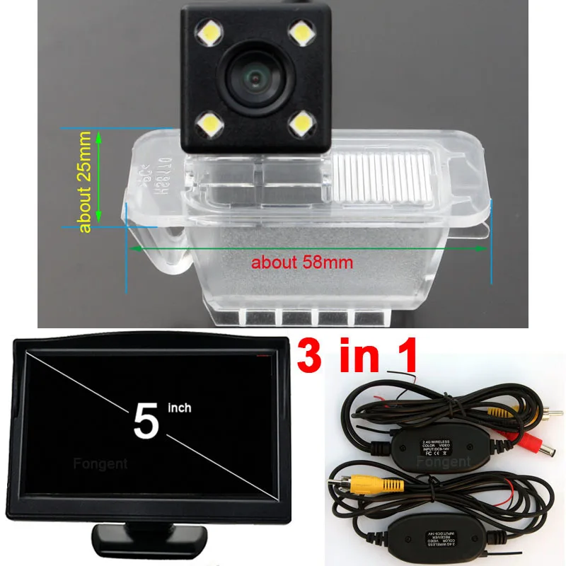 

For Ford Fiesta Focus 2 S-MAX S Max Mondeo Kuga Escape 2011 2012 2013 2014 2015 Car Back up off Rear View Parking Camera Monitor
