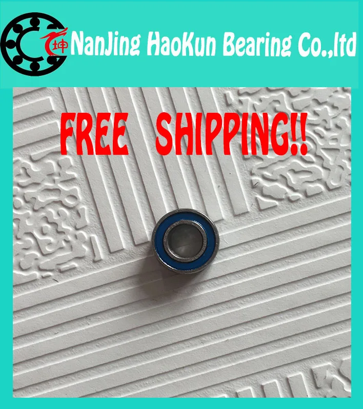 

Free Shipping 4PCS  5X10X3 Blue Rubber Hybrid Ceramic Bearings  ABEC-3  MR105C 2RS/W3