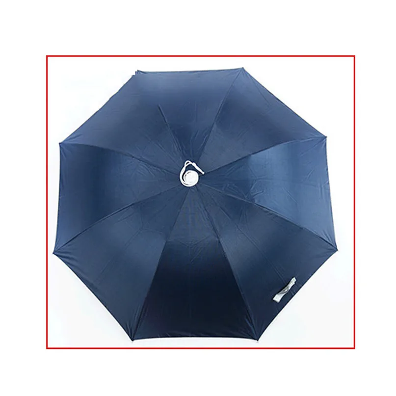 Portable Outdoor Sports 55cm Umbrella Hat Cap Folding Women Men Umbrella Fishing Hiking Cycling Caps Headwear #2M11 (5)
