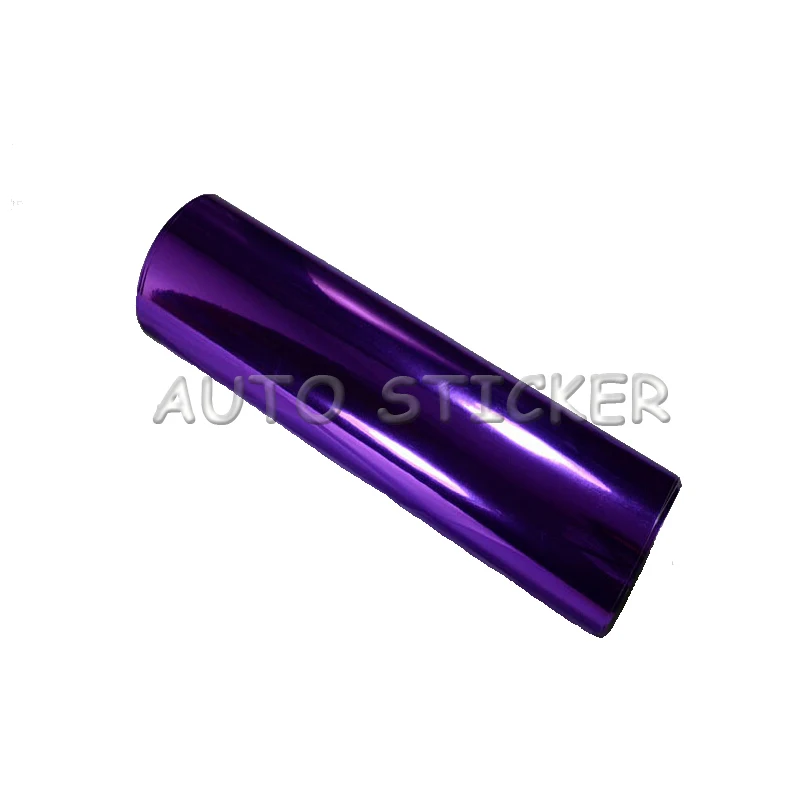 Stretch purple Chrome Vinyl Film 2