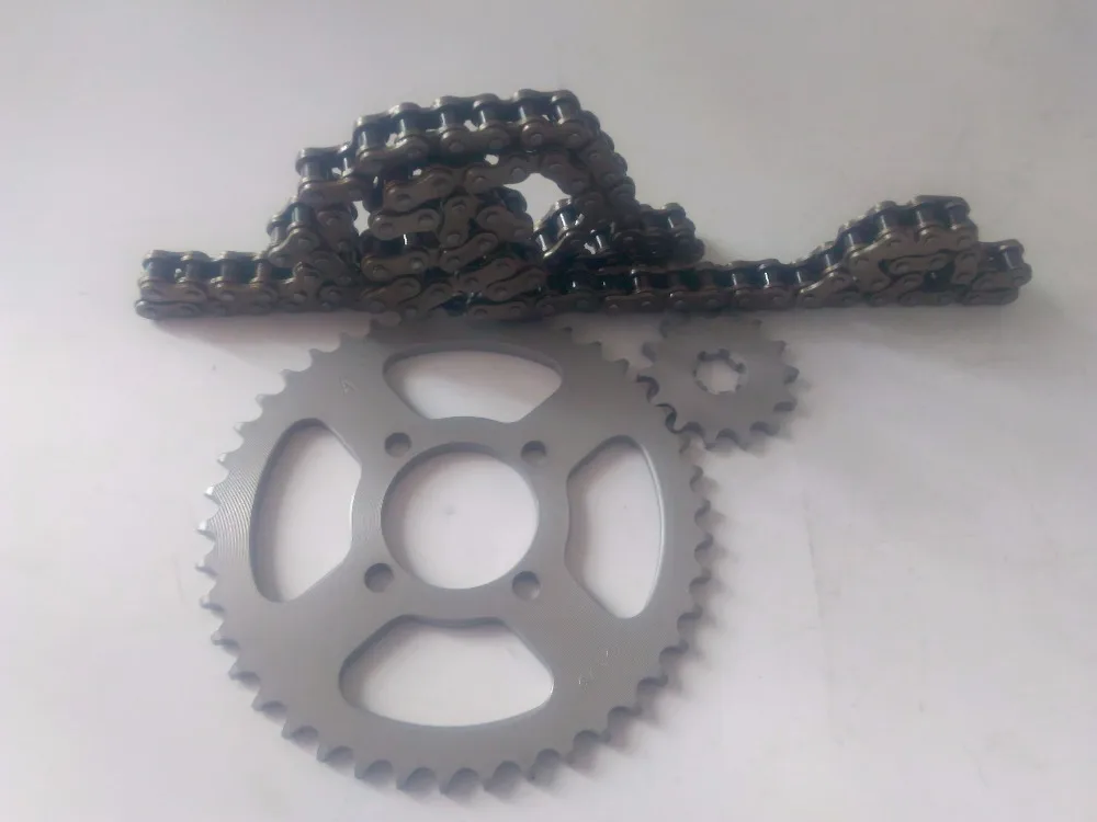 Quality Motorcycle sprocket wheel/chain wheel set/kit for Suzuki AX100