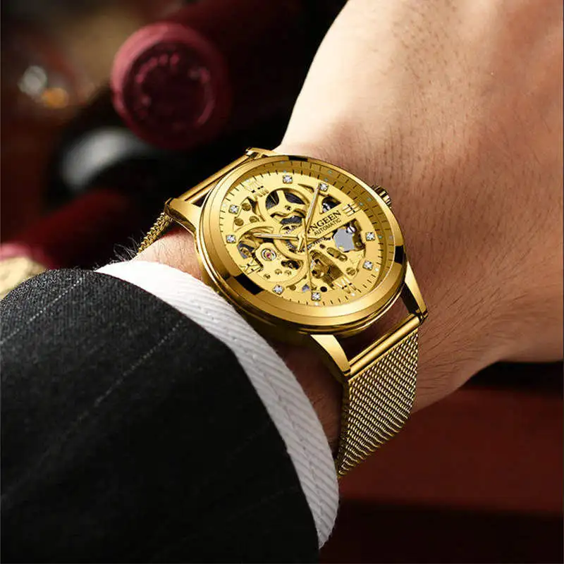 FNGEEN ووتش الرجال الهيكل العظمي التلقائية الميكانيكية ووتش الذهب الهيكل العظمي خمر رجل ووتش الرجال ووتش الأعلى العلامة التجارية الفاخرة للما... FNGEEN ووتش الرجال الهيكل العظمي التلقائية الميكانيكية ووتش الذهب الهيكل العظمي خمر رجل ووتش الرجال ووتش الأعلى العلامة التجارية الفاخرة للما...