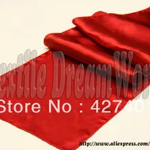 Apple Red 1" x 108" Атлас Настольная дорожка Свадебные украшения/украшение партии/Свадебная вечеринка питания украшения Цвета