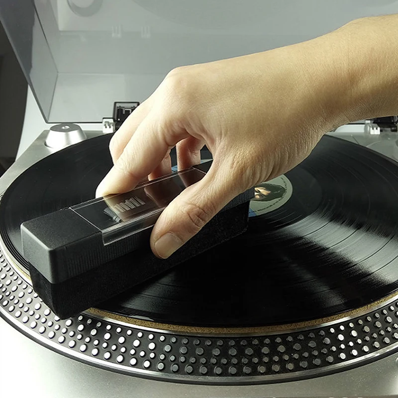 

2019 Combination Villus Vinyl Record Cleaning Kit Brush For Long Play Turntable Phonograph Disc Velvet Dusting Soft CD Brush