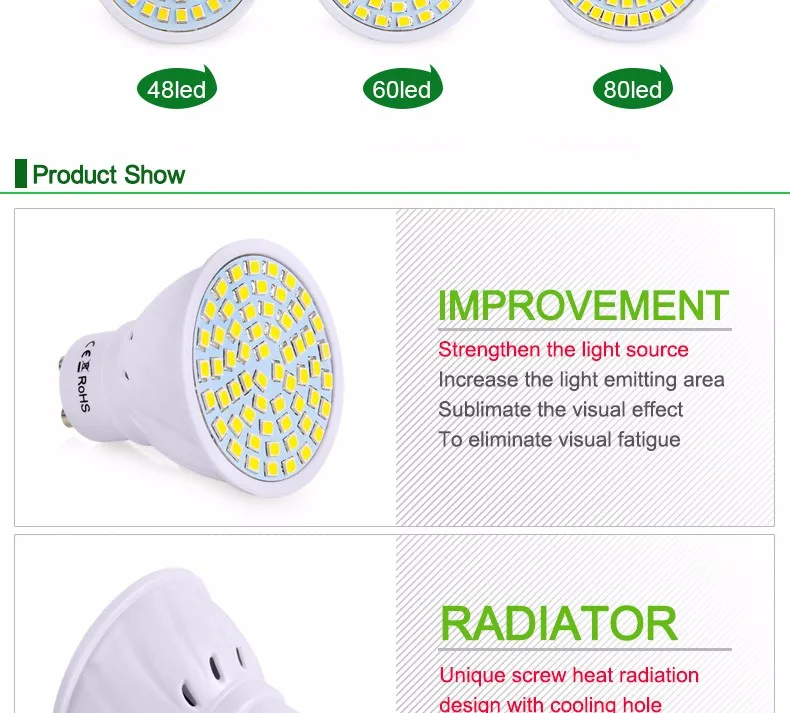 5 шт./лот MR16 12 V светодиодный лампы SMD2835 48 Светодиодный S 60 Светодиодный S 60 Светодиодный S светодиодный лампа Светодиодный прожектор лампа высокой Яркость теплый белый/белый