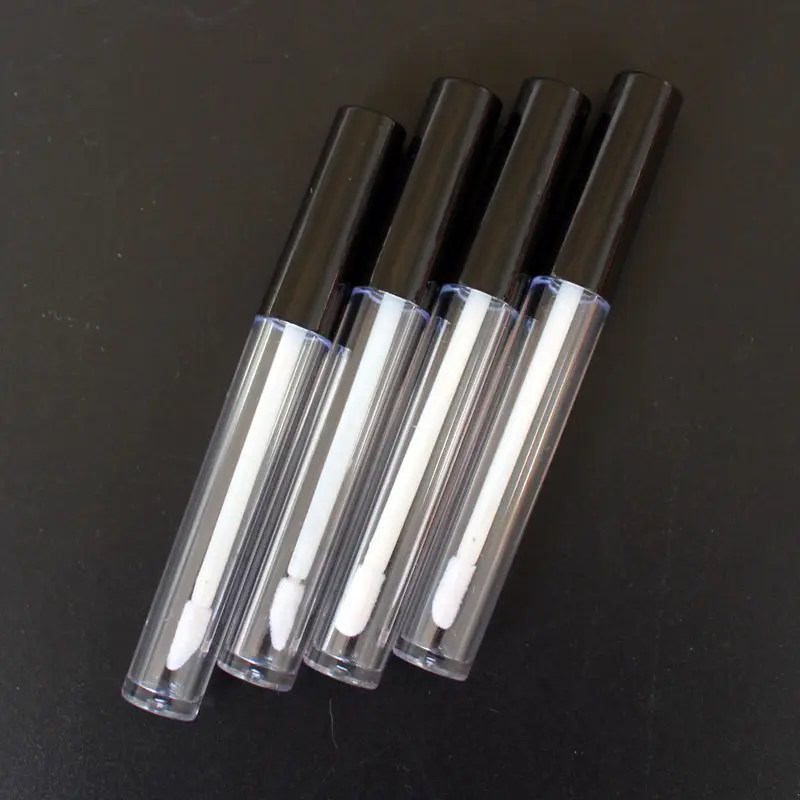 Batom com Leakproof Alta Qualidade Lote 3ml 0.8ml Plástico Lábio Gloss Tubo Pequeno Amostra Interna Recipiente Cosmético Diy 50 Pçs - 10 Beleza e saúde