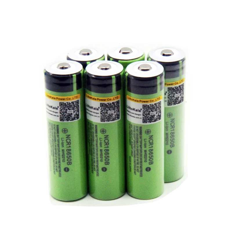 2018 5 шт LiitoKala 100% Оригинал 3,7 V NCR18650B 18650 3400 3400 mAh Перезаряжаемые батареи для Мощность банк/фонарик