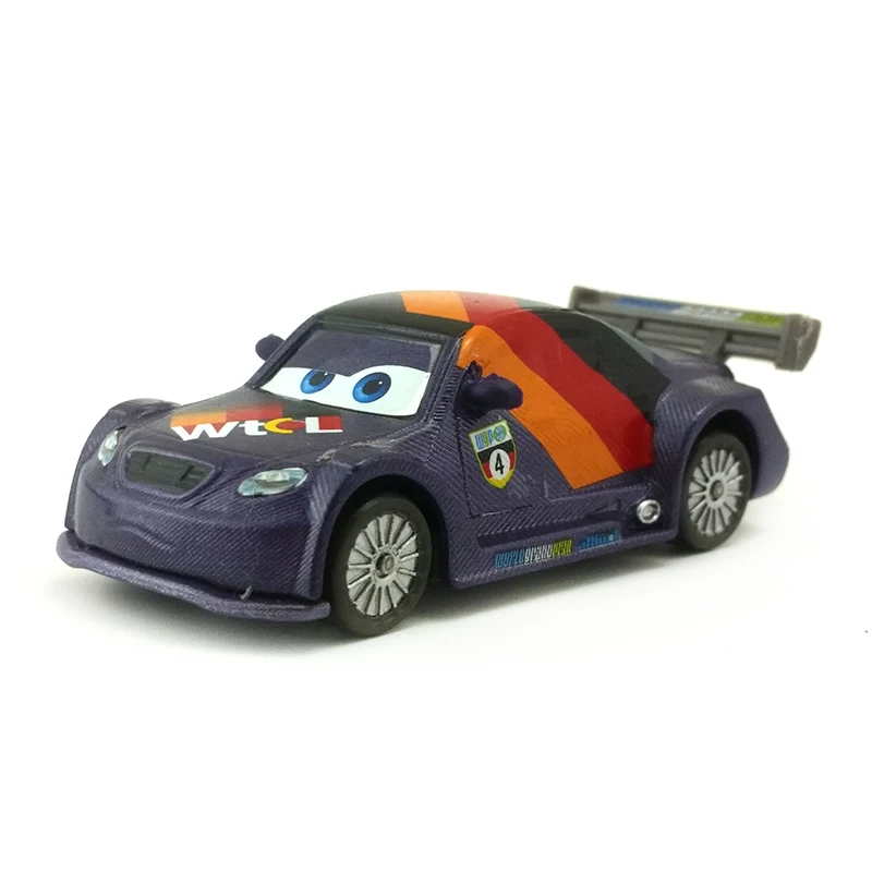 Disney Pixar Cars 2 Max schnelll металлический литой игрушечный автомобиль 1:55 свободный