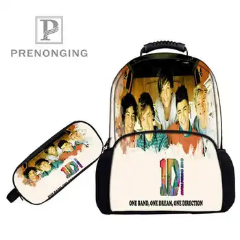 

Custom 17inch One-DirectionBackpacks Pen Bags 3D Printing School Women Men Travel Bags Boys Girls Book Computers Bag#1031-11-24