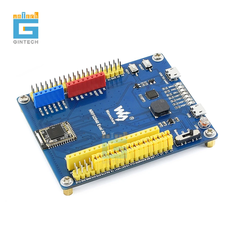 

nRF52840 Bluetooth 5.0 Evaluation Kit, Arduinos / Raspberry Pi Connectivity