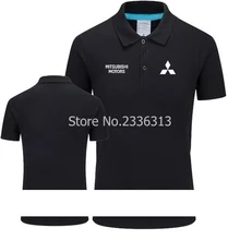 Летние футболки поло для Mitsubishi, стандартная 4S, рабочая одежда для ремонта автомобилей, рубашки поло с короткими рукавами