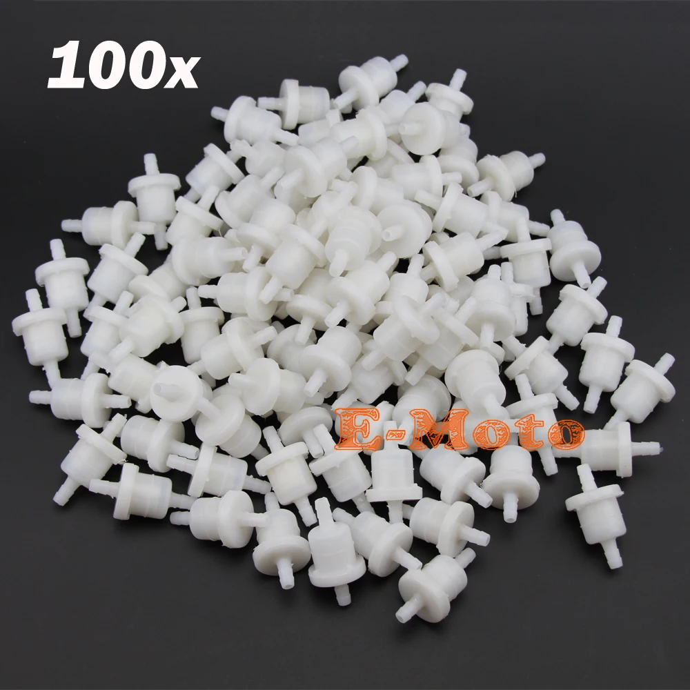 10PC FUEL FILTER FOR 70cc 110cc 150cc GO KART DIRT BIKE PIT GY6 49CC 50CC