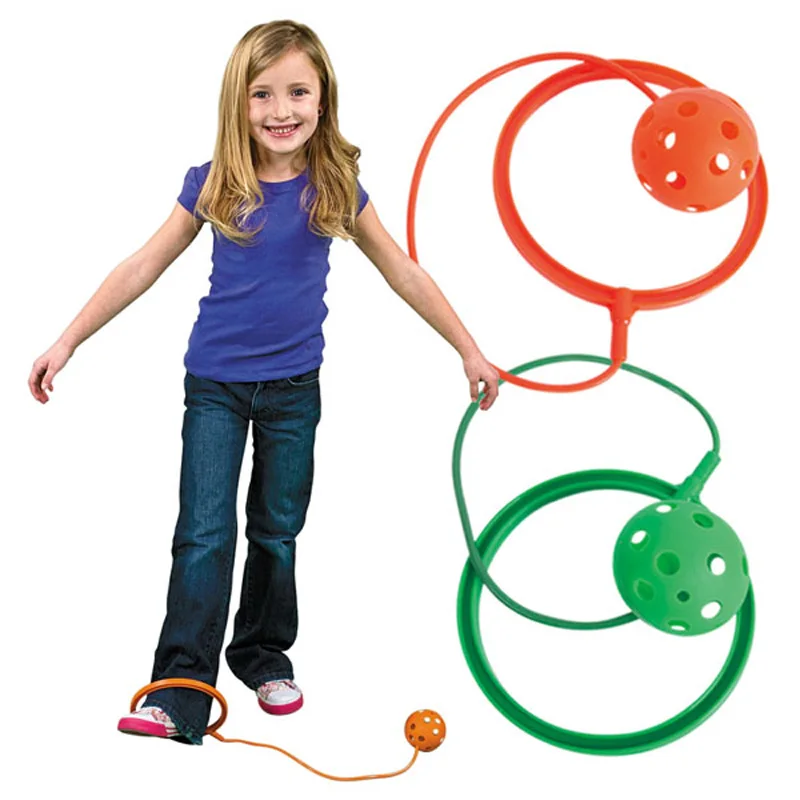 2017 New Children's fitness winding ankle vibrant jumping ball outdoor