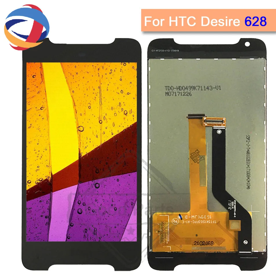 

5.0 Inch For HTC Desire 628 LCD Touch Screen Display Digitizer 1280*720 Mobile Phone Replacement For HTC D628 Display Free Ship