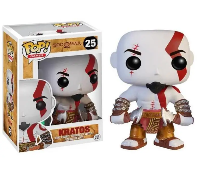 Funko POP God of War Kratos 25# brinquedos Коллекция Модель Фигурки игрушки для детей подарок