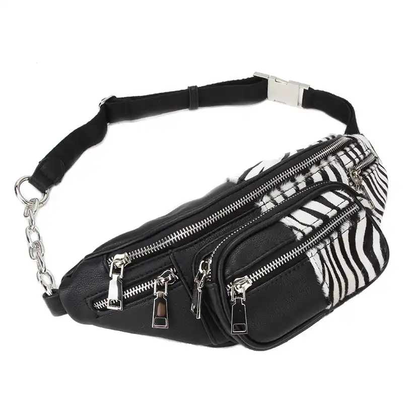 zebra fanny pack