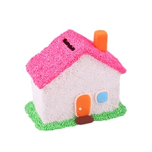 DIY креативные игрушки жемчуг Грязь Снег Грязь аксессуары дерево белый Embryo в виде хижины Копилка антистресс игрушки для детей Прямая поставка