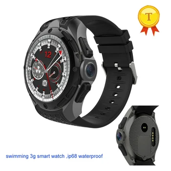 1.39Inch 3G IP68 waterproof Android MTK6580 Quad-core man woman luxury Smart watch with Heart rate monitor Call sms Message push