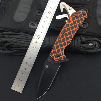 

Sanremu 7056 Folding Knife 8Cr14Mov Blade G10 Handle Outdoor Camping Hunting Multi-Functional Tool Cutting EDC Pocket Knives