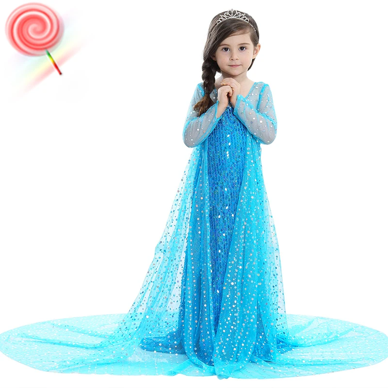 Onweersbui Leesbaarheid Articulatie Little Girl Dresses Snow White Costume 2019 New Fashion Girls Maxi Dress  Spring Summer Party Cinderella Dress 4 5 6 7 8 9 10 12 - Girls Casual  Dresses - AliExpress