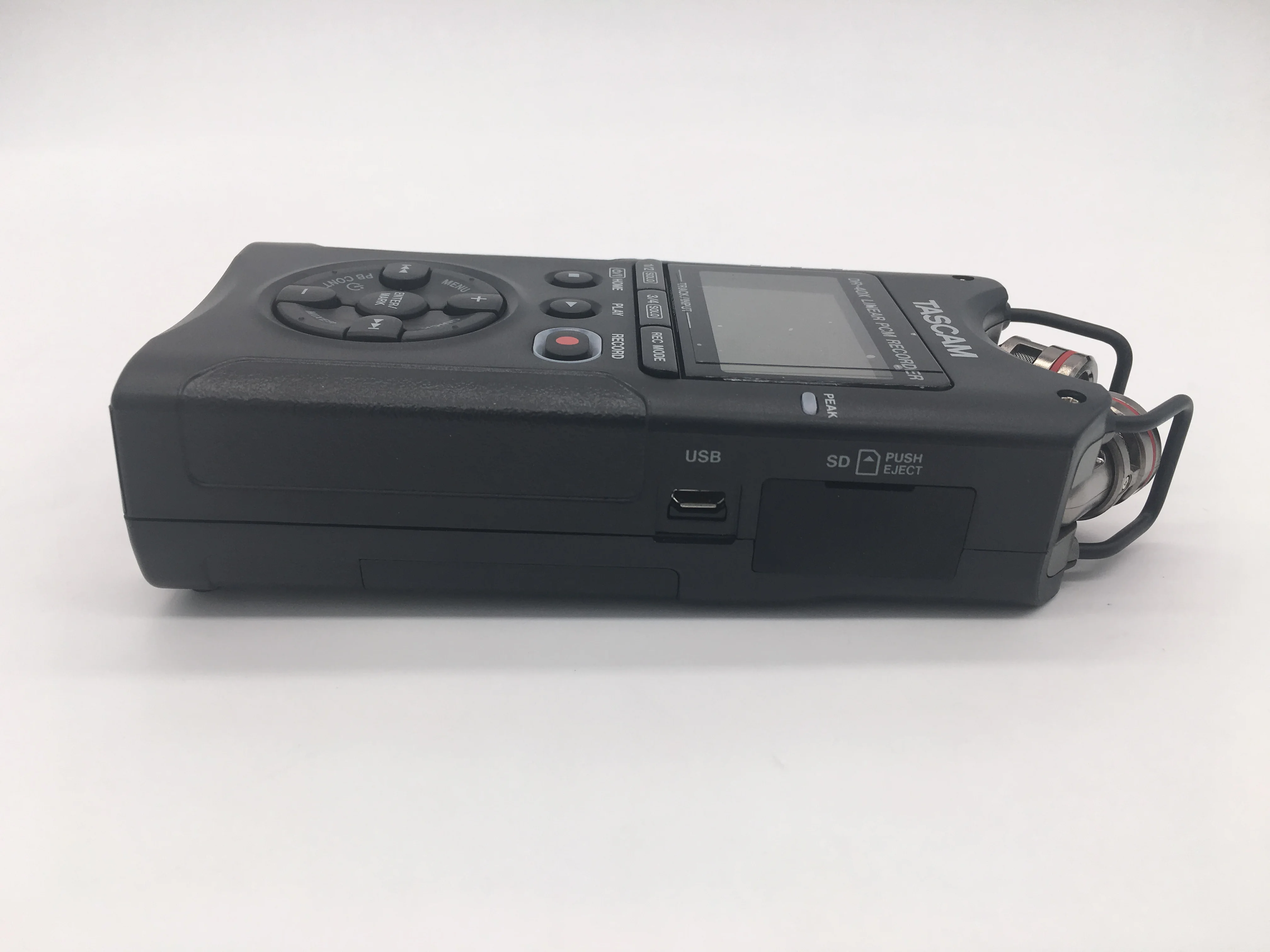 TASCAM DR-40X Универсальный четыре дорожки цифровой аудио рекордер ручка интервью рекордер usb-микрофон WAV/BWF линейный PCM рекордер