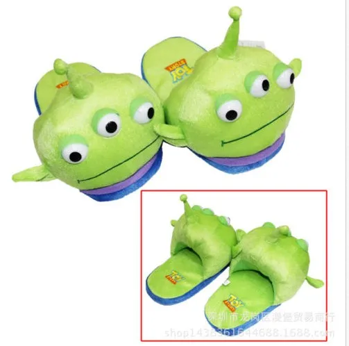 

Monsters University Mike Wazowski Plush Adult Indoor Slippers Shoes
