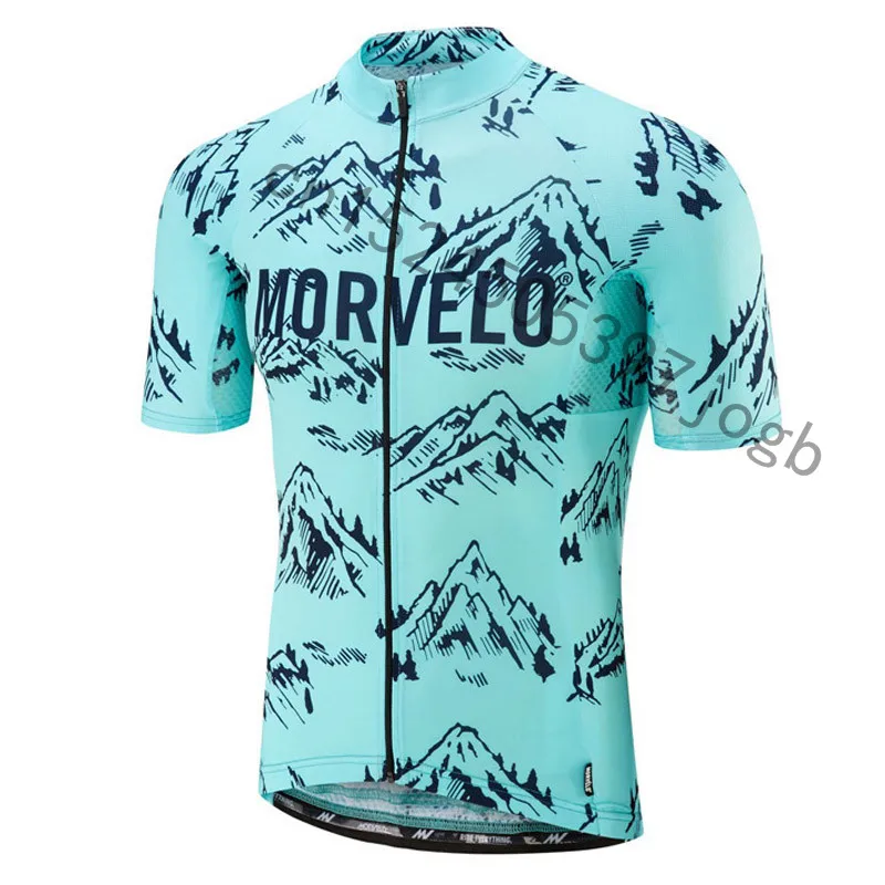 Новинка morvelo Мужские Короткие рукава велосипедные майки Джерси для горного кофта для велоспорта Триатлон велосипед Bicicleta только рубашка одежда для велоспорта - Цвет: 8