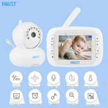 Беспроводной видеоняни и радионяни s 3,5 дюймов PTZ дистанционный поворот детская Колыбельная электронная медсестра Детский Монитор няня Камара vigilancia bebe Очень чувствительный микрофон.Музыка(колыбельки