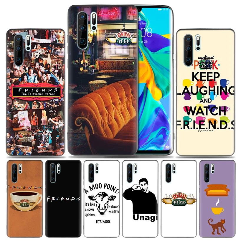 

Central Perk Coffee Friends TV Show Case For Huawei P30 P20 Pro P10 lite Honor 8X 8A 8C 10 10i 20i P Smart + Plus Y6 Y7 2019