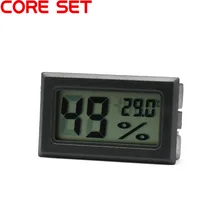 1 pces mini lcd digital higrômetro termômetro para incubadora temperatura interna conveniente sensor de temperatura medidor de umidade