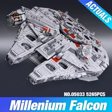LEPIN 05033 5265 Unids Star Wars Halcón Milenario del Último Colector Modelo Kit de Construcción de Ladrillos de Juguete Bloques Compatible 10179