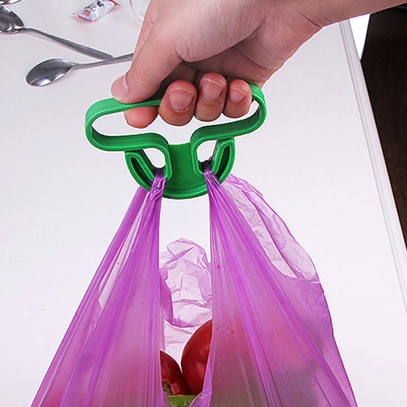 

Plastic Shopping Bag Basket Colors Random Handle ForPortable Vegetable Carrier