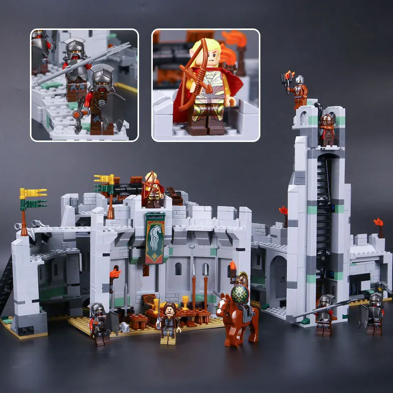 

L Model Compatible with Lego L16013 1368PCS Knight Castle Models Building Kits Blocks Toys Hobby Hobbies For Boys Girls