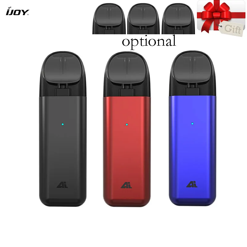 Оригинальный IJOY AI POD Комплект 15 Вт pod Vape с батареей 450 мАч и 1 6 Ом 2 мл многоразовый