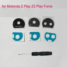 Étui de téléphone portable pour Motorola Moto Z Play Z2 Play Z2 Force E4 Plus X4, couvercle de protection d'objectif en verre avec outil, Original=