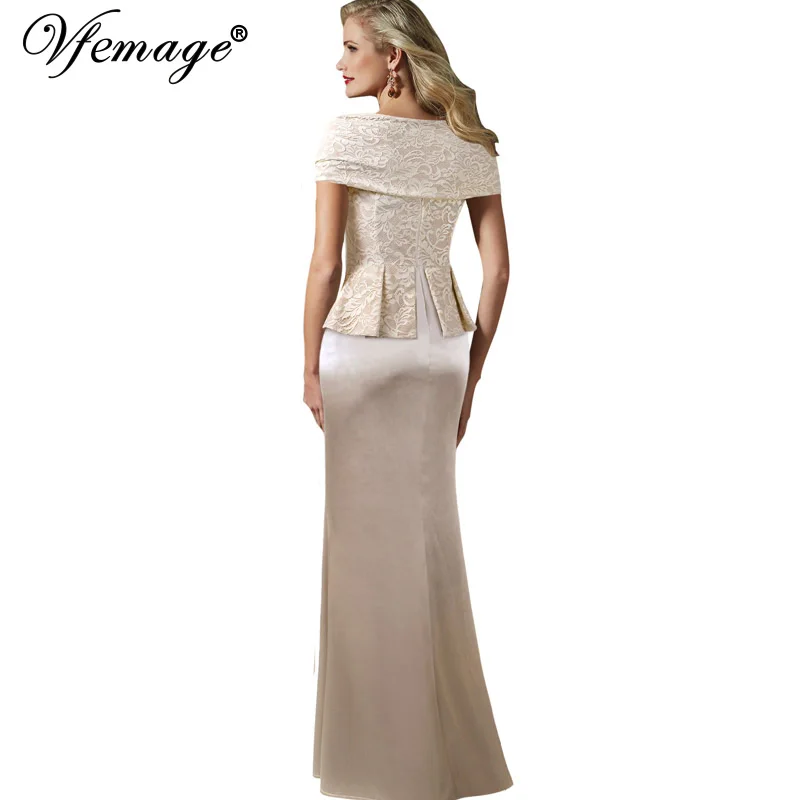 evening gown with collar