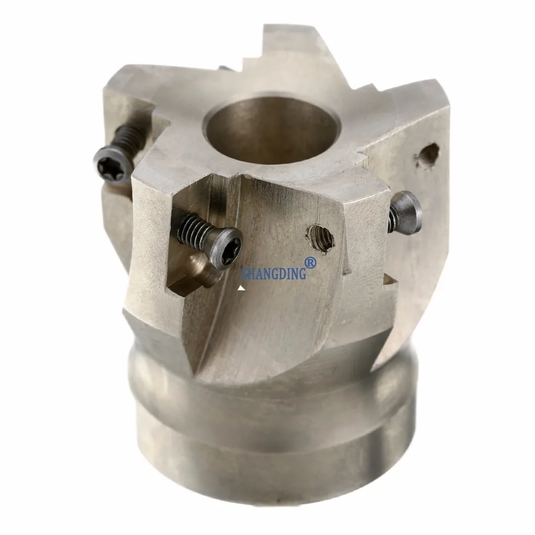 1pc Carbide Alloy BAP400R-50-22-5F Indexable Face Milling Cutter 50mm with T15 Wrench For APKT 1604 Inserts