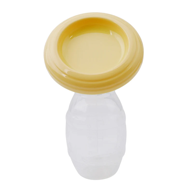 Силиконовые Грудное вскармливание ручное Кормление сильного всасывания Reliever молокоотсосы для кормления бутылочка для молока - Цвет: yellow cover