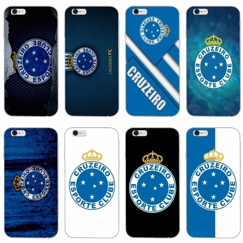 

cruzeiro football logo slim silicone Soft phone case For Samsung Galaxy S3 S4 S5 S6 S7 edge S8 S9 Plus mini Note 3 4 5 8