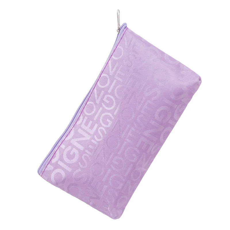 

Fashion Women Portable Cosmetic Bag Fashion Beauty Zipper Travel Make Up Bag Letter Makeup Case Pouch Toiletry Organizer Holder