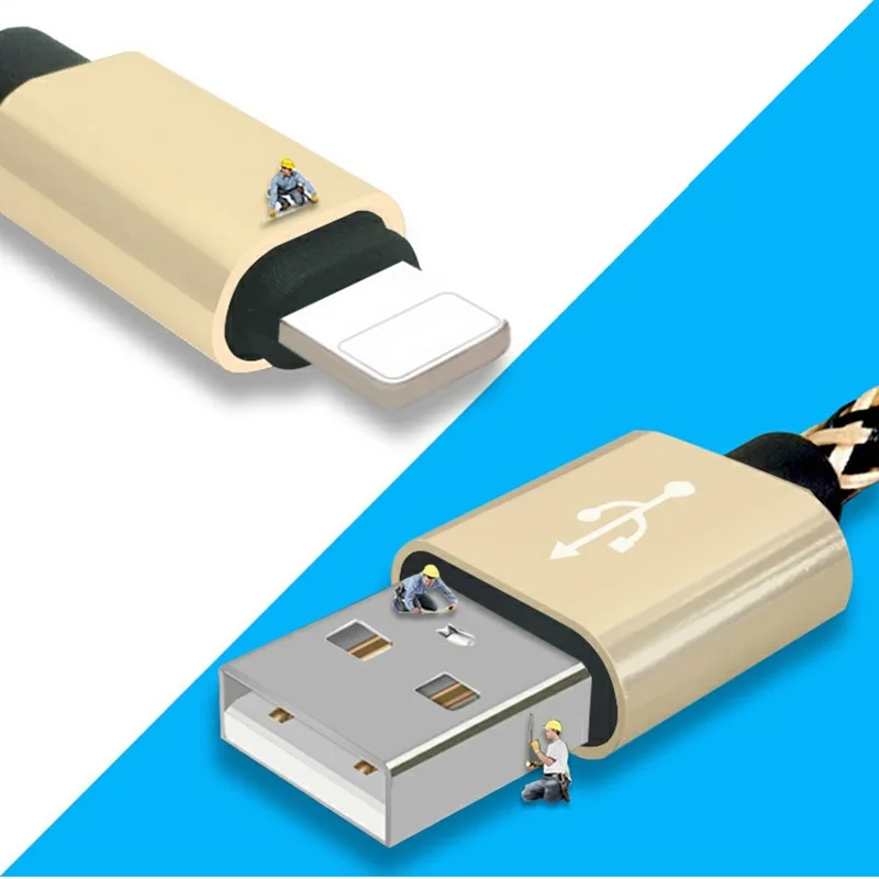 Зарядный кабель USB 20 см 1 м 2 3 для iPhone 6 s 7 8 Plus XR Xs Max X 5 iPad быстрая зарядка