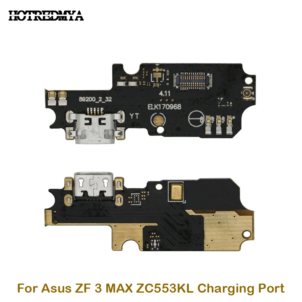 

USB Microphone Connector Charging Port Dock Plug Charge Board Flex Cable Replacement Parts For ASUS Zenfone 3 Max ZC553KL 5.5"