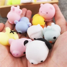 10/20/40 шт Мини Моти замедлить рост мягкие игрушки Kawaii Животные мягкие Panda телефон ремни малыш Подарки Игрушка для снятия стресса вечерние пользу