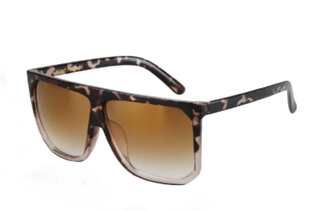 leopard Peekaboo, черные, прозрачные, негабаритные, квадратные солнцезащитные очки, женские, градиентные,, Летний стиль, классические женские солнцезащитные очки, большие квадратные, uv400 - Цвет линз: leopard
